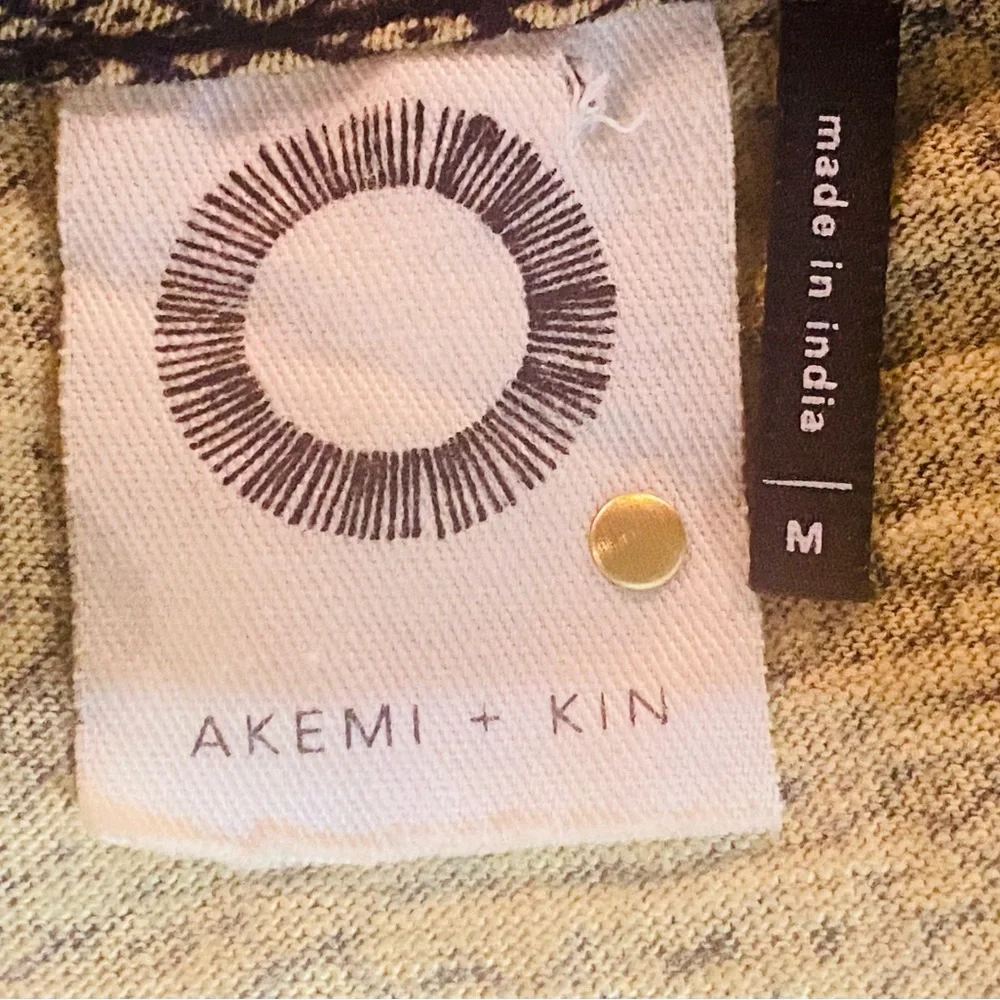 Anthropologie Akemi + Kin Hand-Beaded Swing Tank Peplum Ruffle Size M - Picture 10 of 11